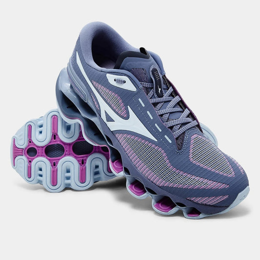 Mizuno Wave Prophecy 15 Tennis Shoes - Graphite + Lilac