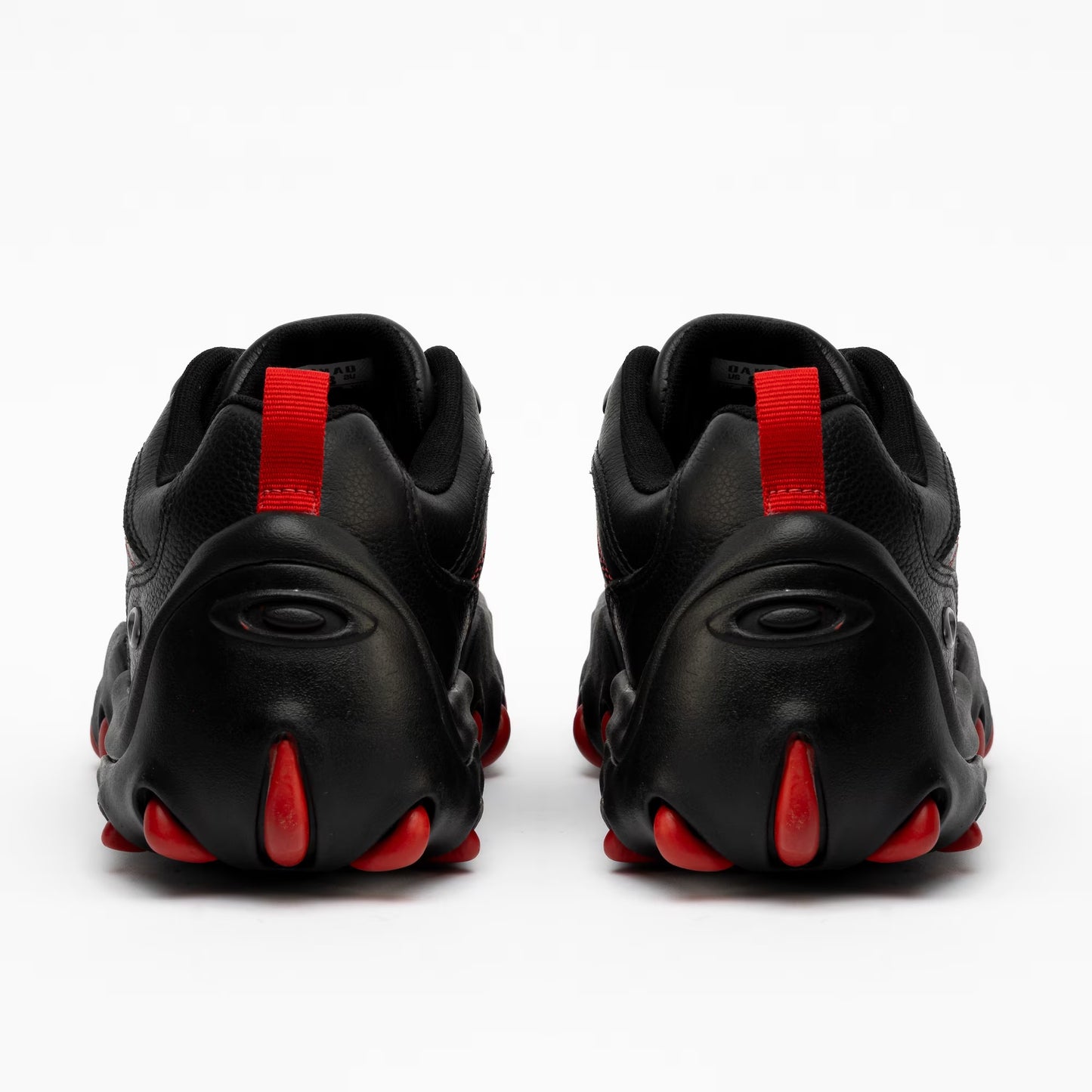 Oakley Airstrip Leather Sneakers - Black/Red