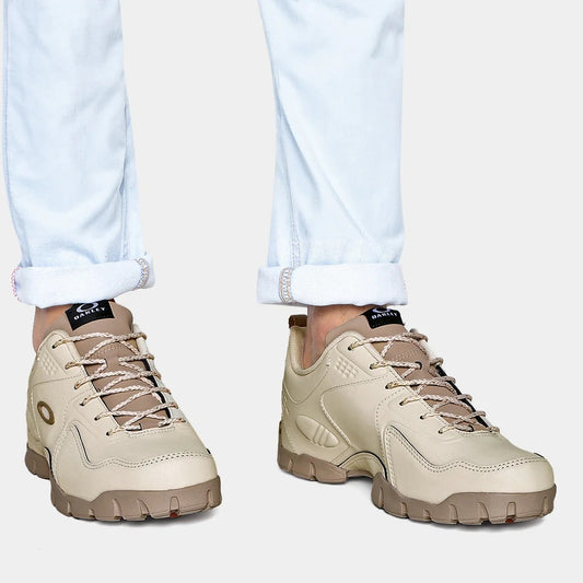 Oakley Stratus Unisex Sneakers - Beige and Gray