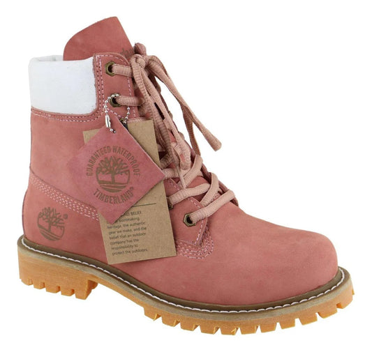 Timberland Premium 6-Inch Women's Boots in Pink